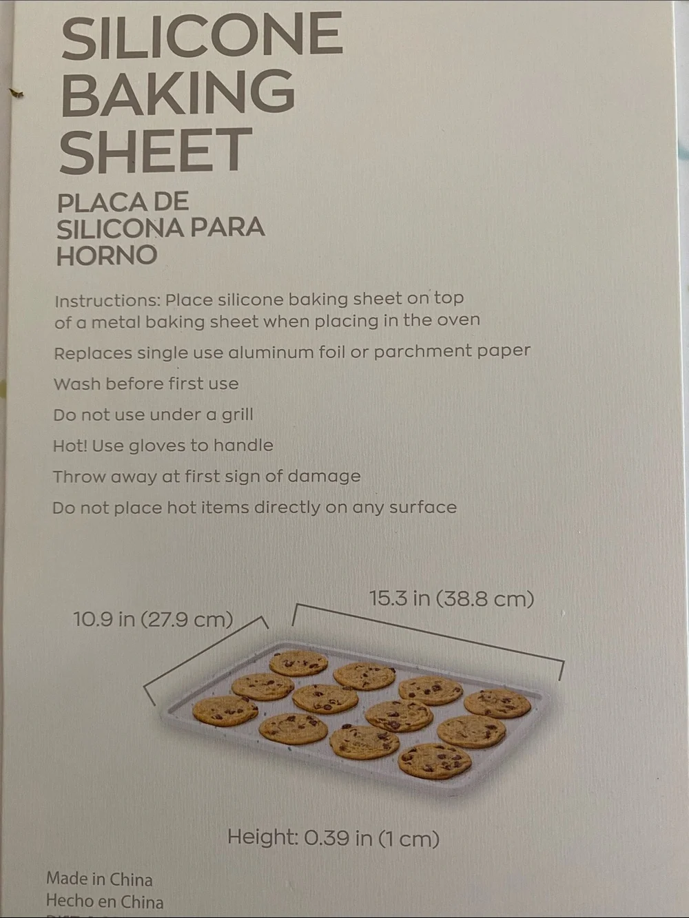 Crofton White Silicone Baking Sheet - Nonstick Baking Mat